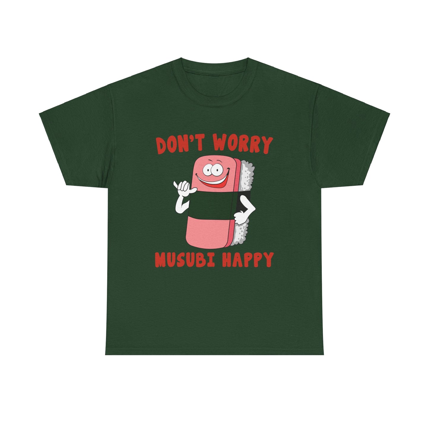 Musubi Happy Spam Onigiri Unisex Heavy Cotton Tee