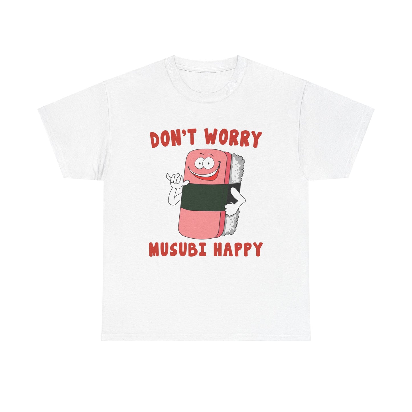 Musubi Happy Spam Onigiri Unisex Heavy Cotton Tee