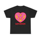 Pink Super Mom 'S' Logo - Custom Heroine Gift, Mother's Day, Shareable! Unisex Heavy Cotton Tee