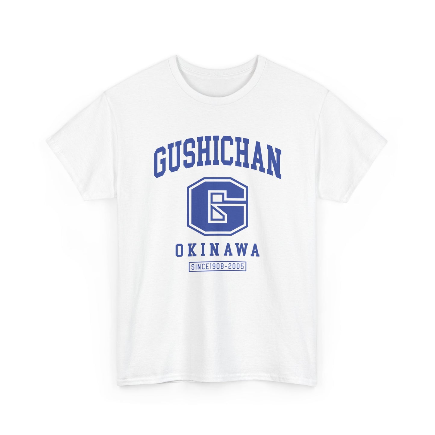 Gushichan Okinawa Unisex Heavy Cotton Tee - Casual Comfort for Everyday Wear