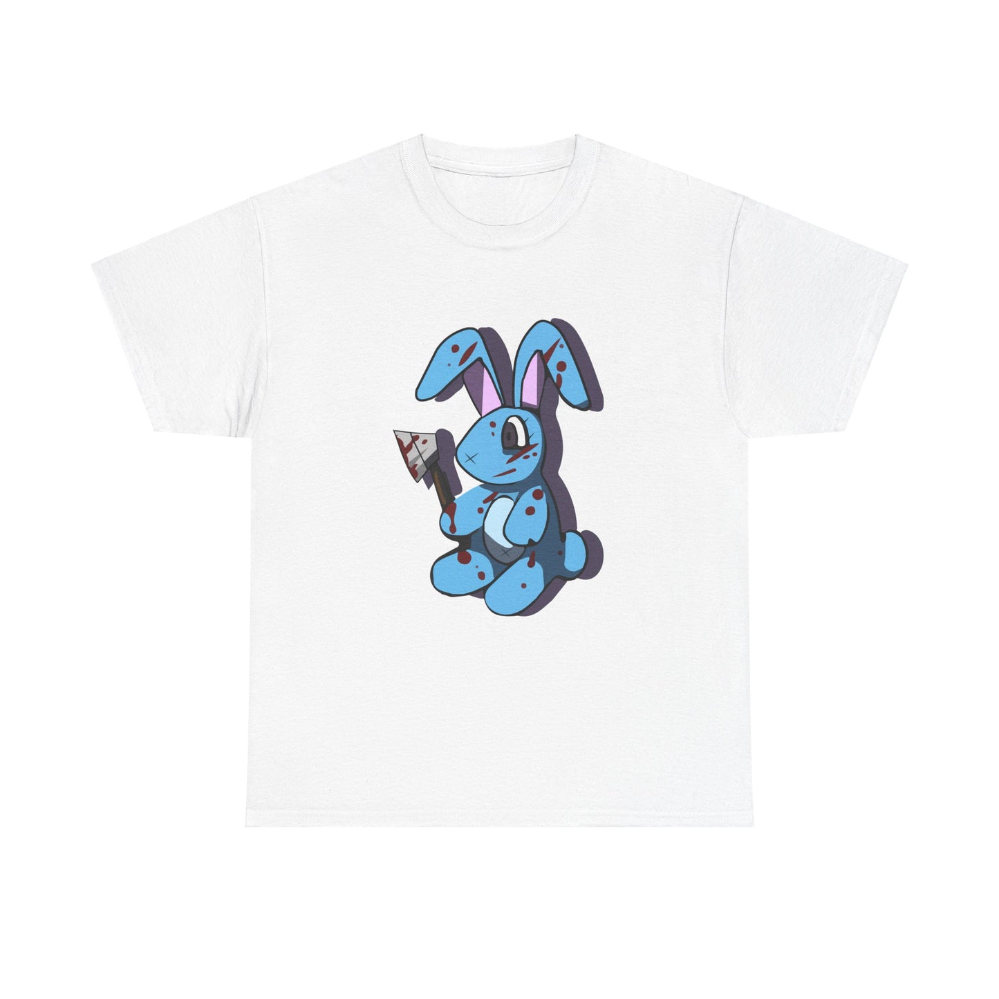 Kawaii Rabbit Zombie Usagi Cute Design Japan  Unisex Heavy Cotton Tee