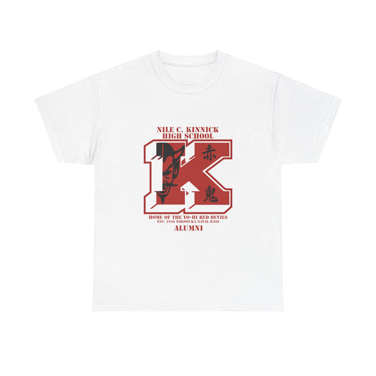 Kinnick High School Alumni Tee, Unisex Heavy Cotton T-Shirt for Graduates, School Spirit Apparel, Gift for Alumni, Class Reunion Wear