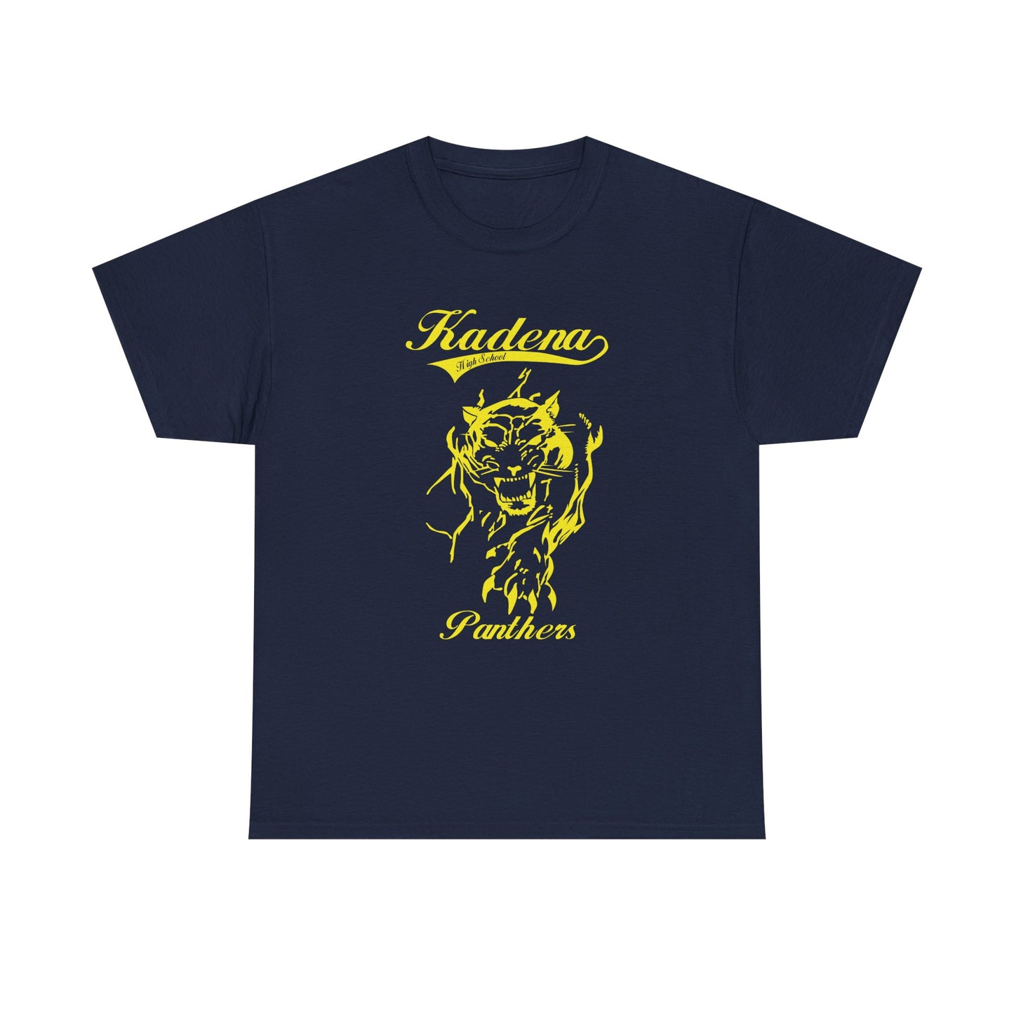Copy of Kadena Panthers  Kadena High Okinawa Japan  沖縄 嘉手納カデナ高校Unisex Heavy Cotton Tee