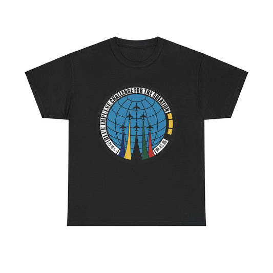 Blue Impulse Formation Flight - Higashimatsushima  JSDF Base Manhole Unisex Heavy Cotton Tee