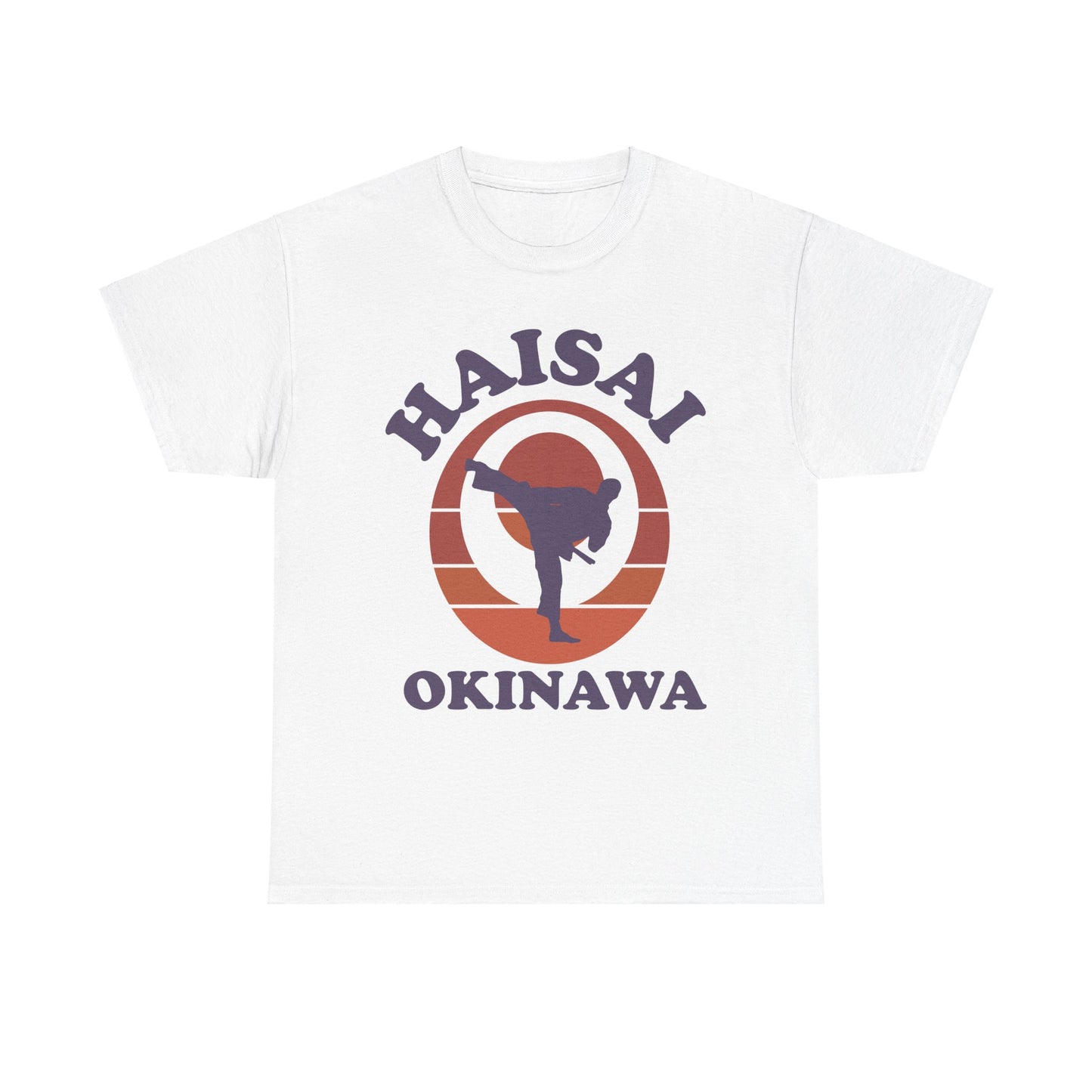 Okinawa Japan Karate Haisai Uchinaguchi 沖縄　Unisex Heavy Cotton Tee