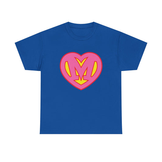 Supermom Playful Heart Graphic Unisex Heavy Cotton Tee