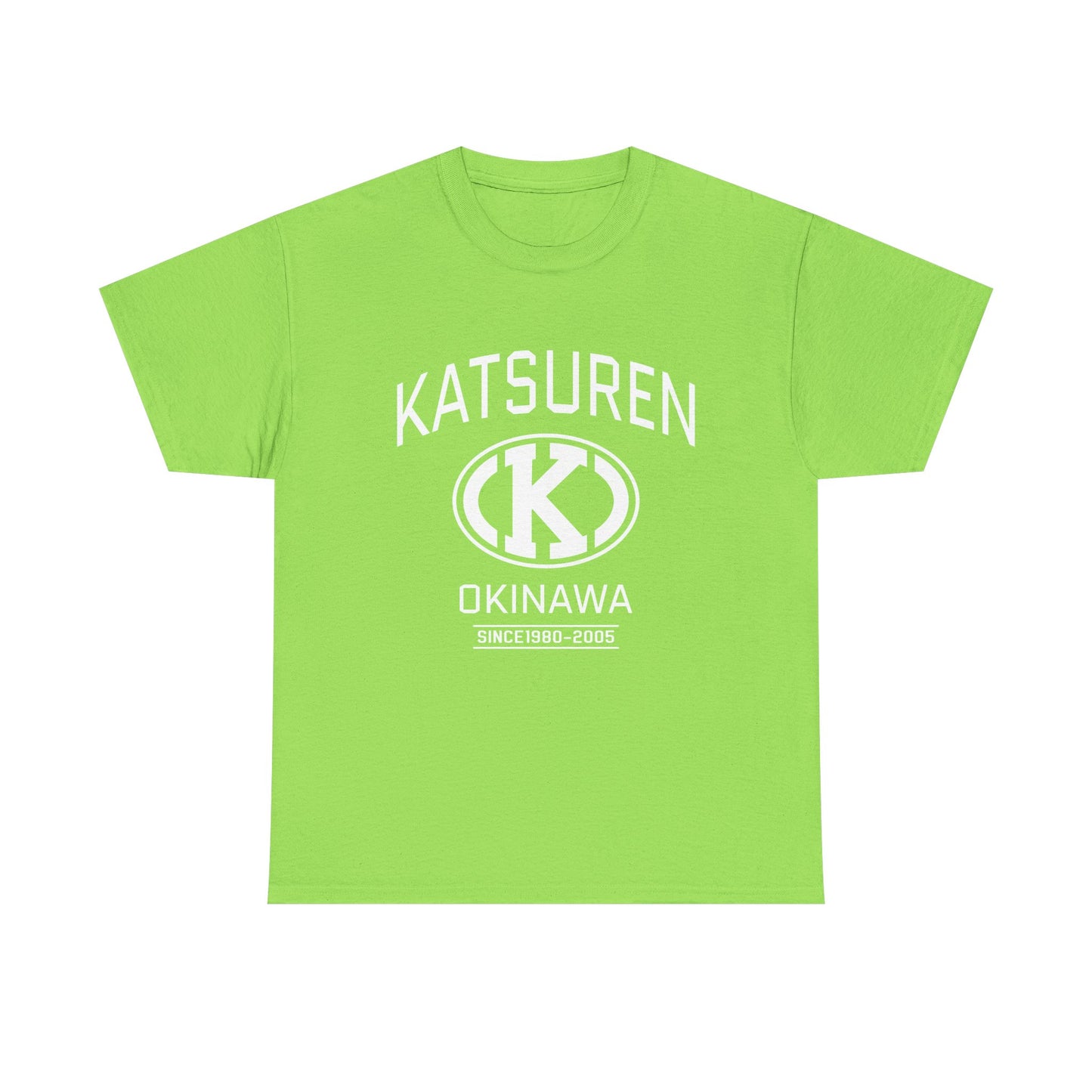 Katsuren Okinawa Unisex Heavy Cotton Tee - Vintage Style Shirt