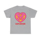 Pink Super Mom 'S' Logo - Custom Heroine Gift, Mother's Day, Shareable! Unisex Heavy Cotton Tee