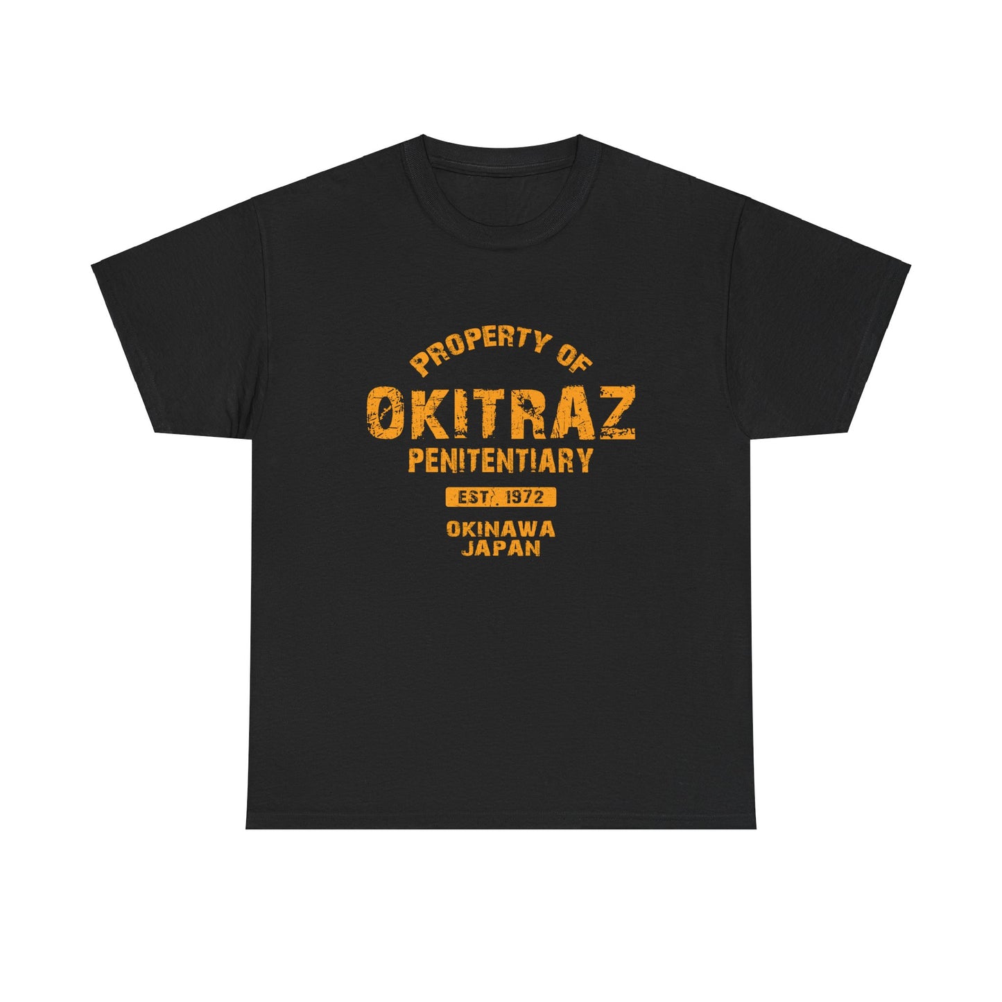 Okitraz Okinawa Japan Ryukyu Island Unisex Heavy Cotton Tee