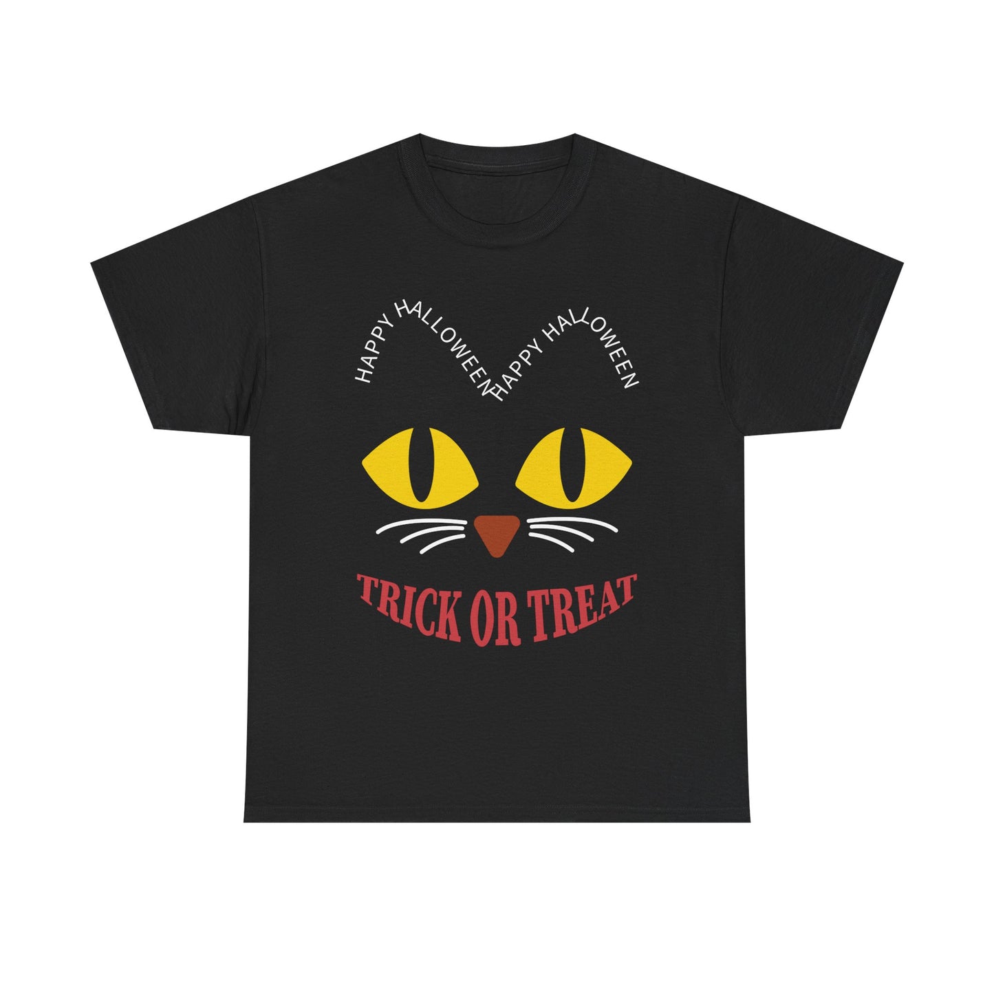 Happy Halloween Trick or Treat Unisex Heavy Cotton Tee
