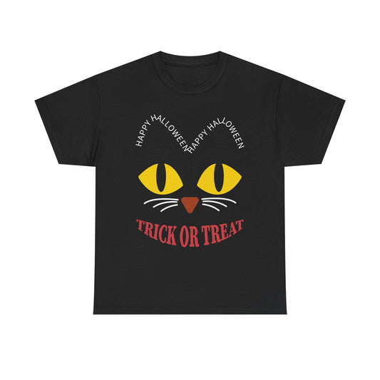 Happy Halloween Trick or Treat Unisex Heavy Cotton Tee