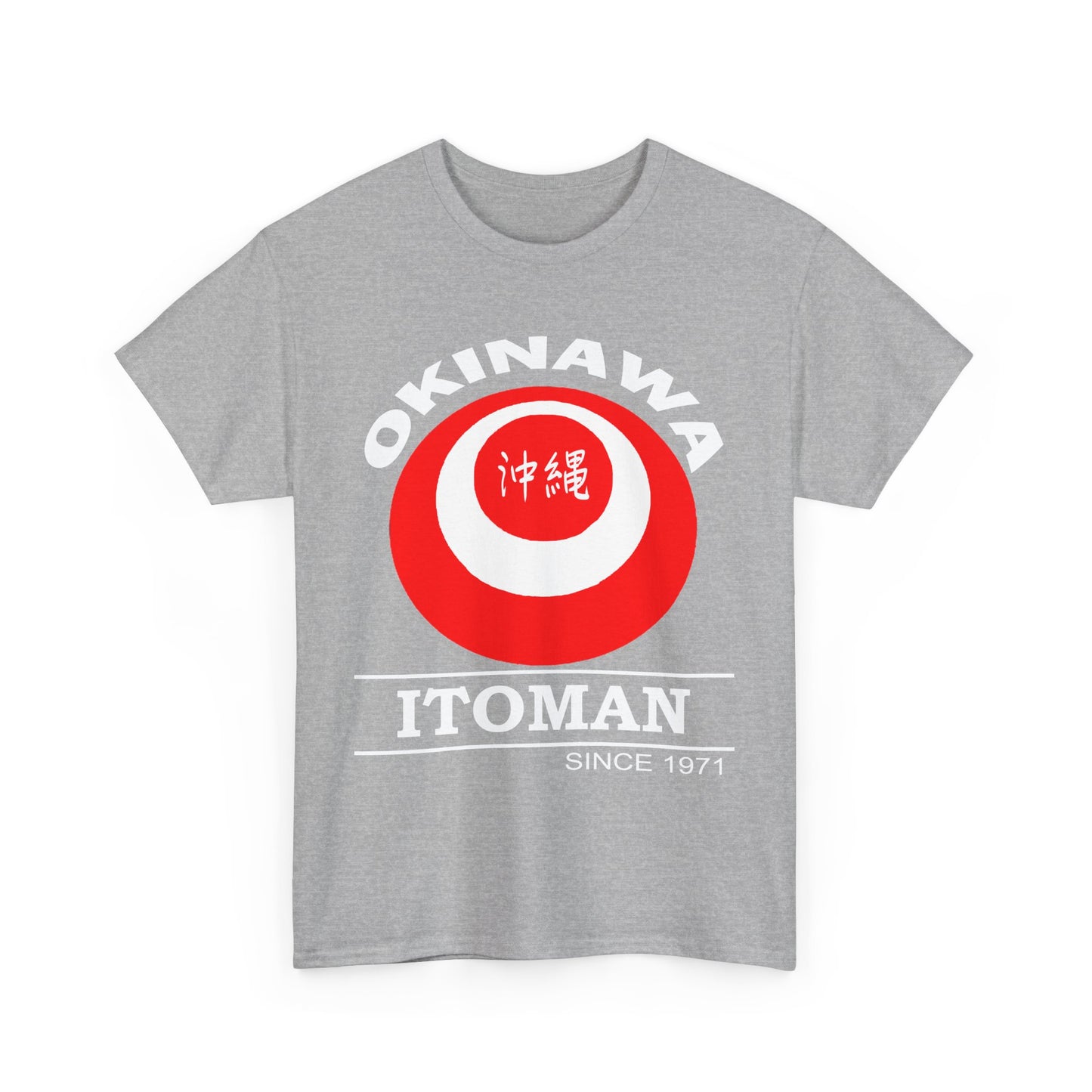 Itoman 糸満市 Itoman shi 沖縄うちなんちゅRyukyu Island Okinawa Unisex Heavy Cotton Tee