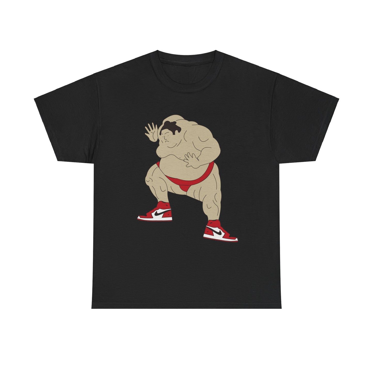 Sumo Slammin' in Nikes: Where Tradition Meets Trend Unisex Heavy Cotton Tee