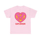 Pink Super Mom 'S' Logo - Custom Heroine Gift, Mother's Day, Shareable! Unisex Heavy Cotton Tee