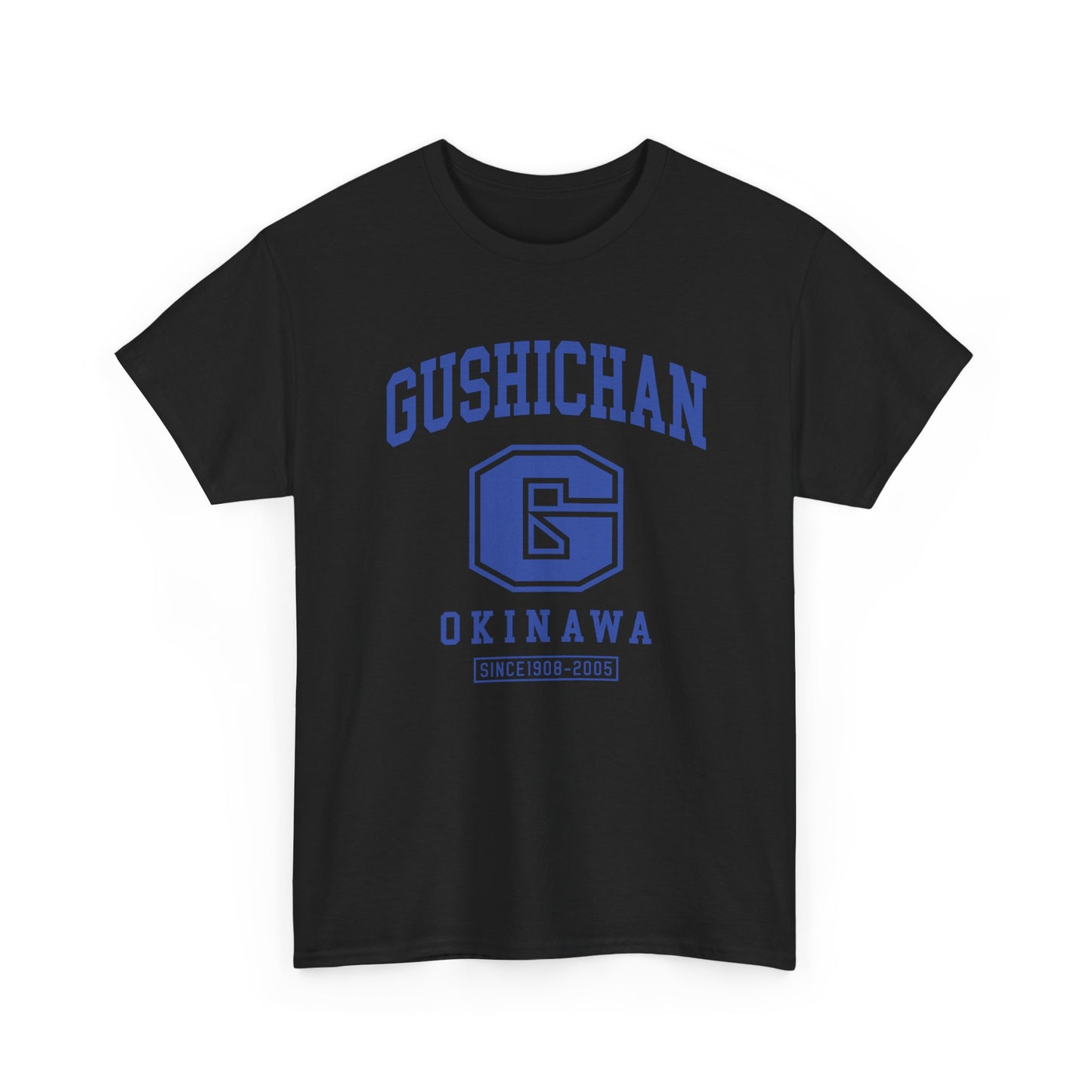 Gushichan Okinawa Unisex Heavy Cotton Tee - Casual Comfort for Everyday Wear