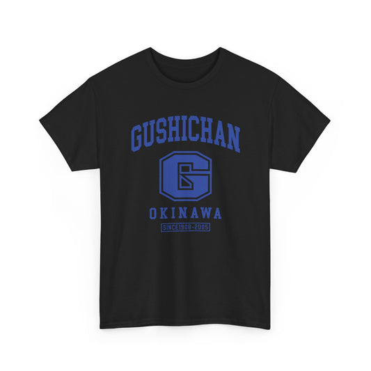 Gushichan Okinawa Unisex Heavy Cotton Tee - Casual Comfort for Everyday Wear