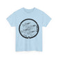 Witness the Blue Impulse Soar: Matushima Air Base Manhole Cover Unisex Heavy Cotton Tee