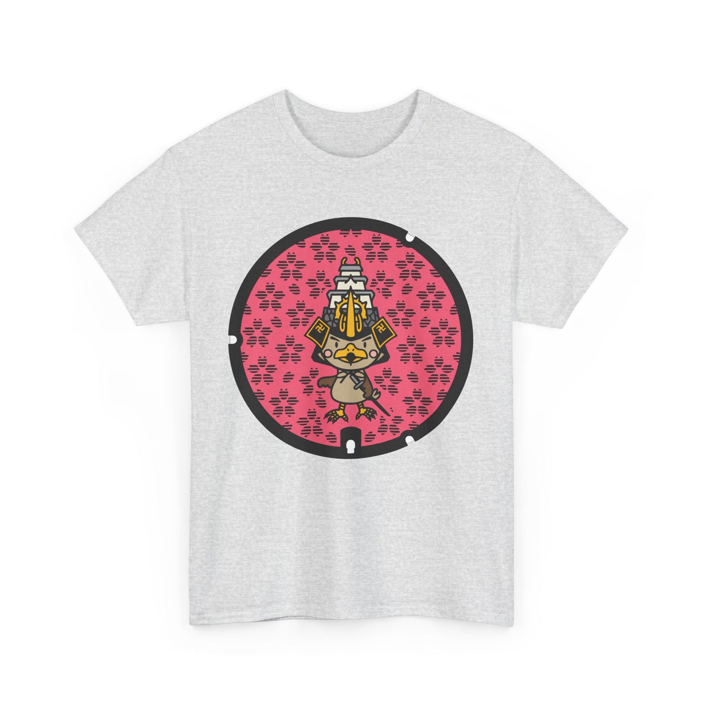 Sakura 🌸 Manhole Madness! 🌸 Aomori Japan  Unisex Heavy Cotton Tee