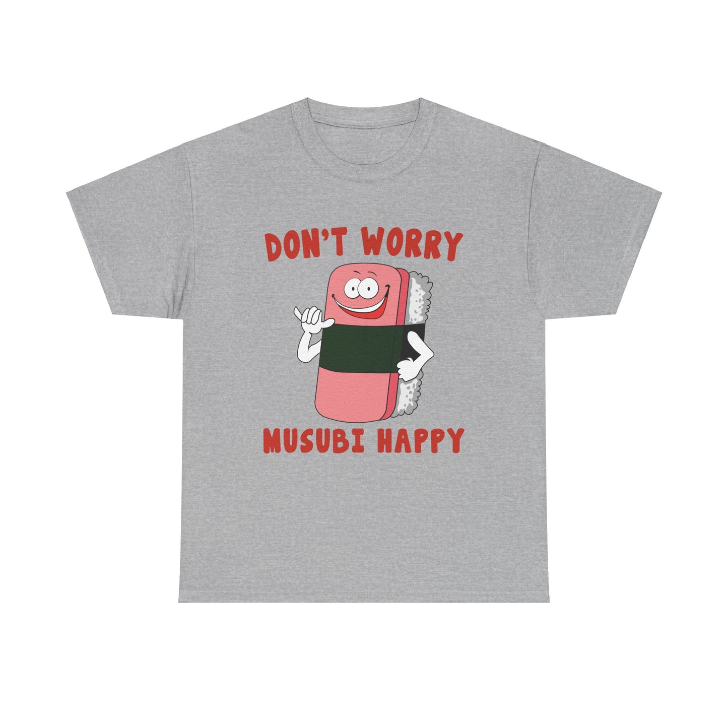 Musubi Happy Spam Onigiri Unisex Heavy Cotton Tee