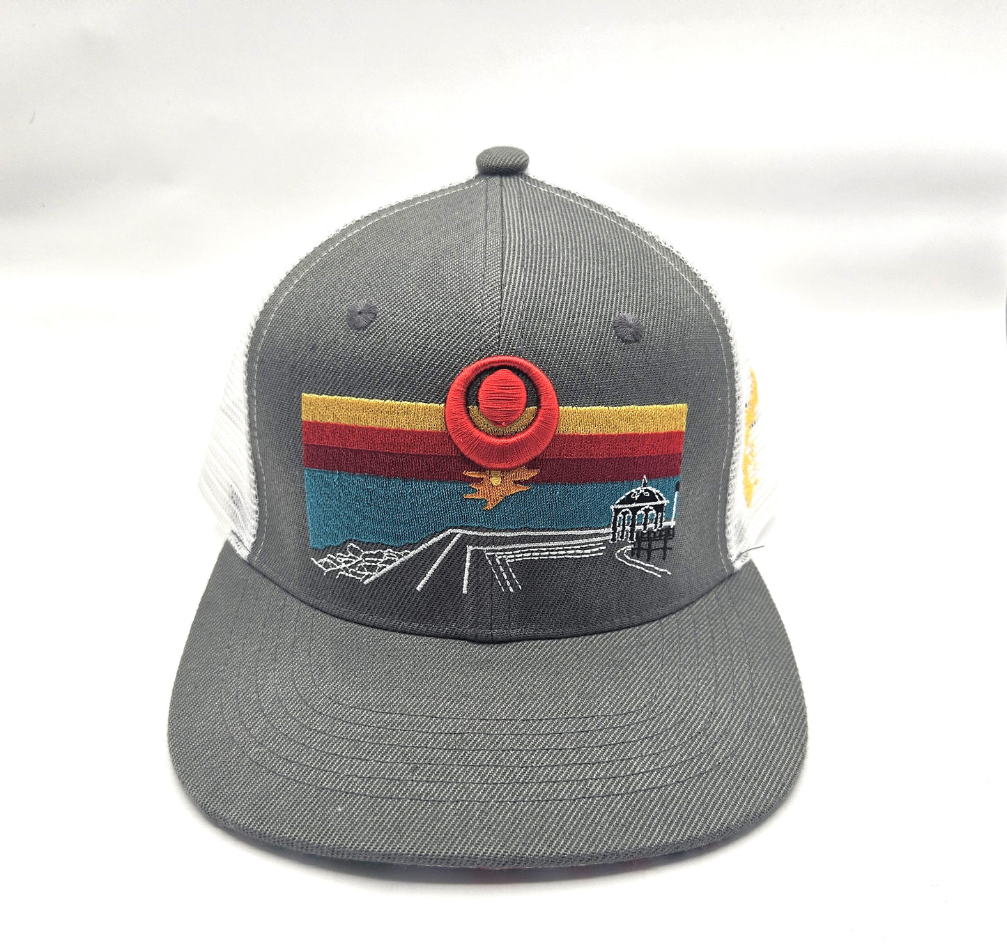 The Sunabe Trucker Hat White Mesh