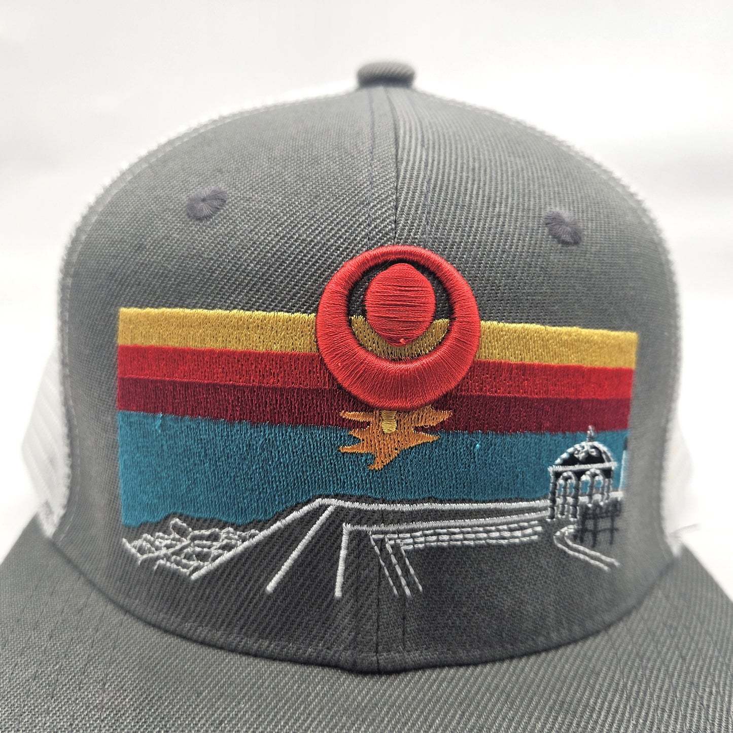 The Sunabe Trucker Hat White Mesh