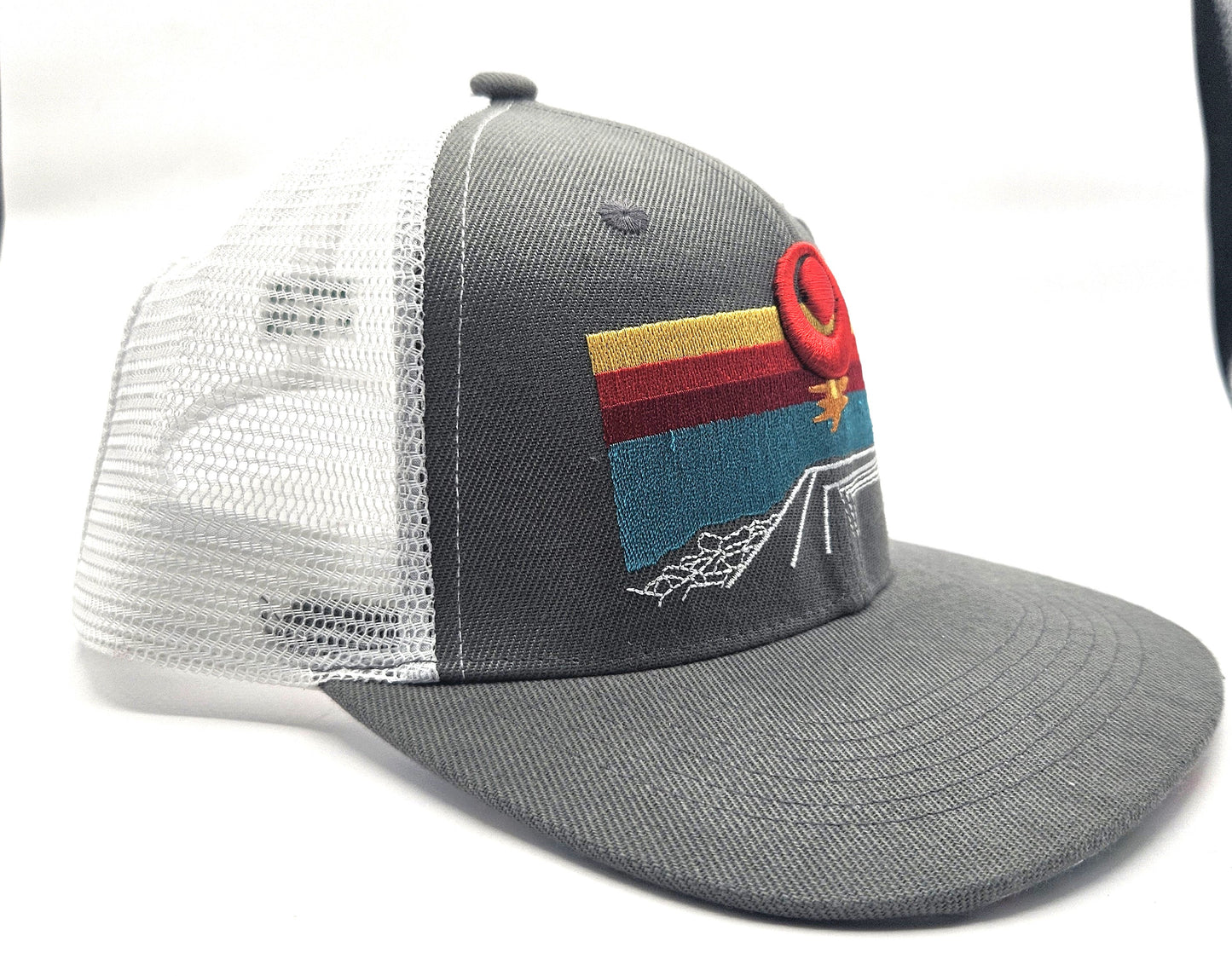 The Sunabe Trucker Hat White Mesh