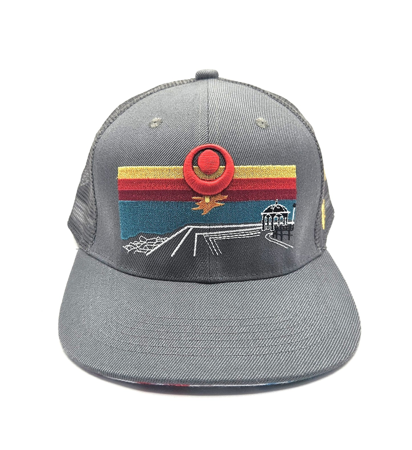 The Sunabe Trucker Hat White Mesh