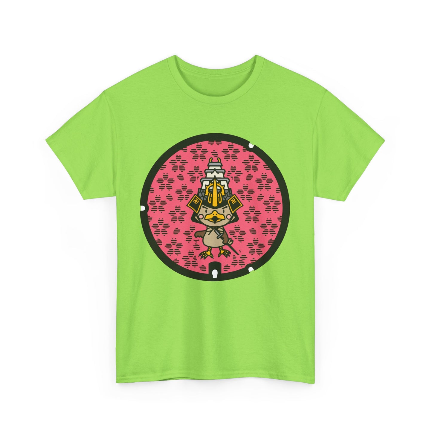 Sakura 🌸 Manhole Madness! 🌸 Aomori Japan  Unisex Heavy Cotton Tee