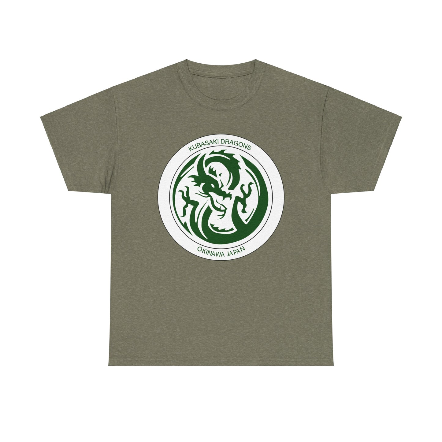 Kubasaki Okinawa Kubasaki High Dragons Okinawa Japan  Ryukyu DODDS Military Brat Unisex Heavy Cotton Tee