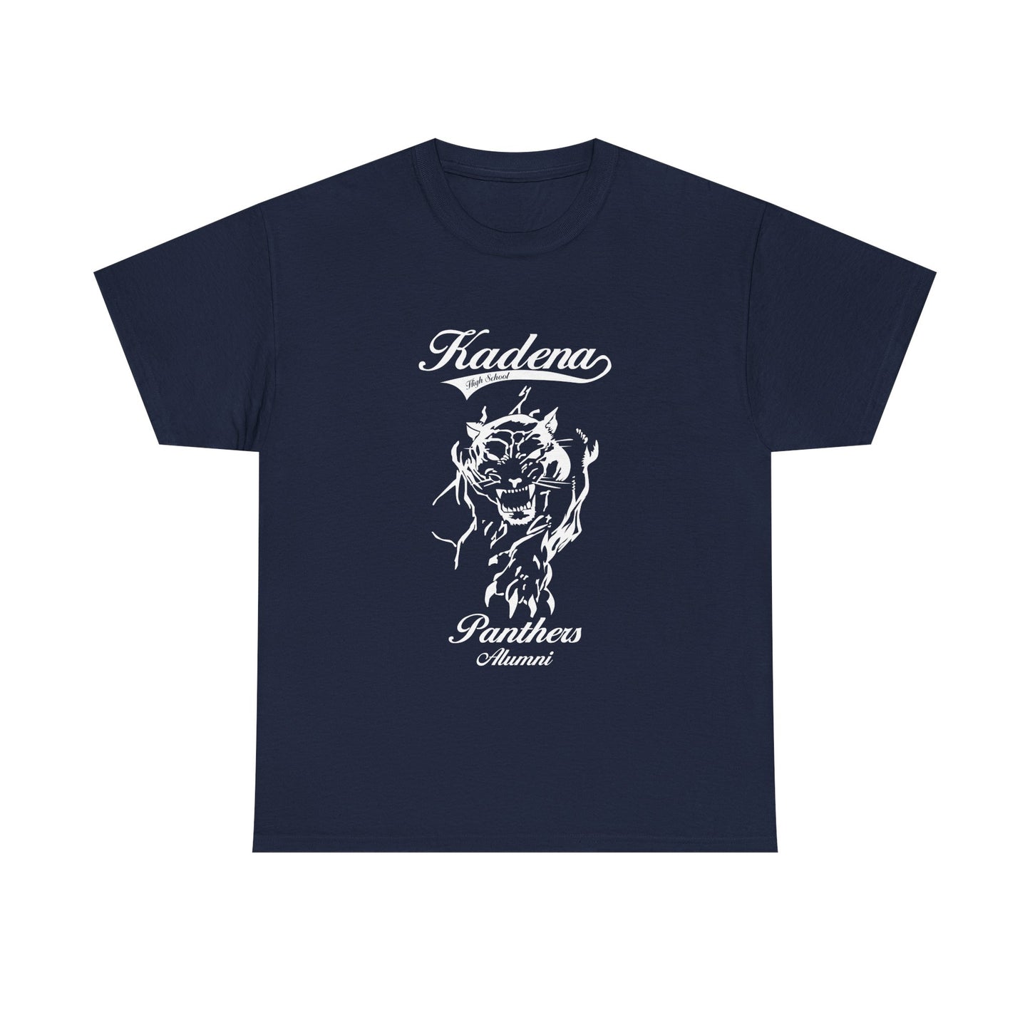 Kadena Panthers Alumni  Kadena High Okinawa Japan  沖縄 嘉手納カデナ高校Unisex Heavy Cotton Tee