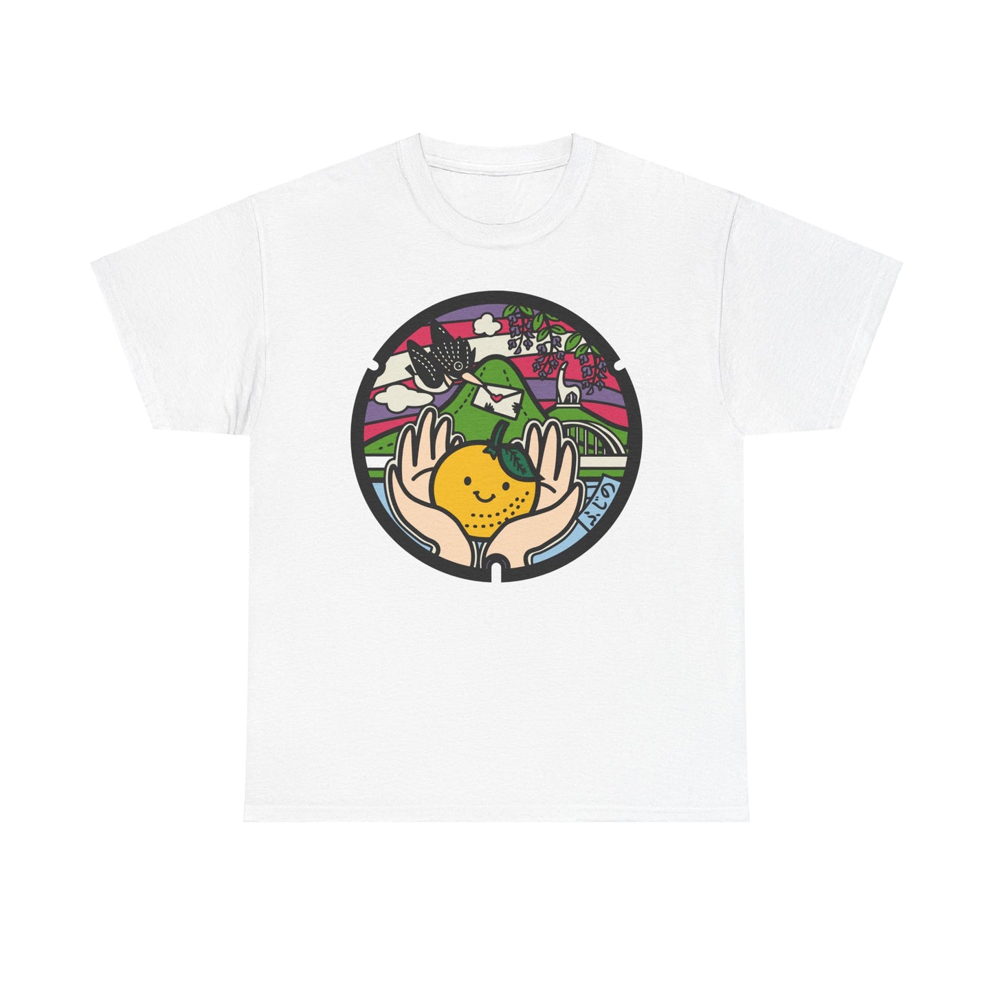 Yamanami Onsen: Where Art Meets Warmth  Heavy Cotton Tee