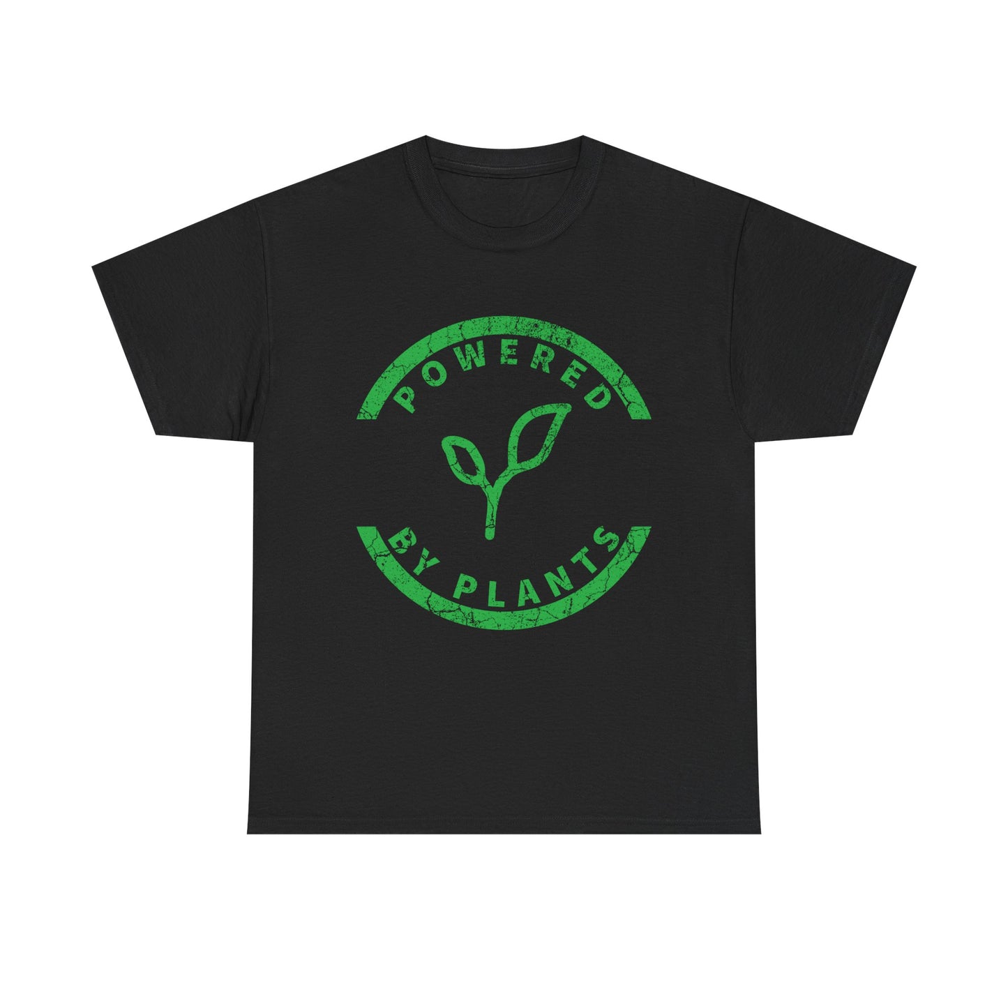 Powered by Plants Vegetarian Vegan Unisex Heavy Cotton Tee