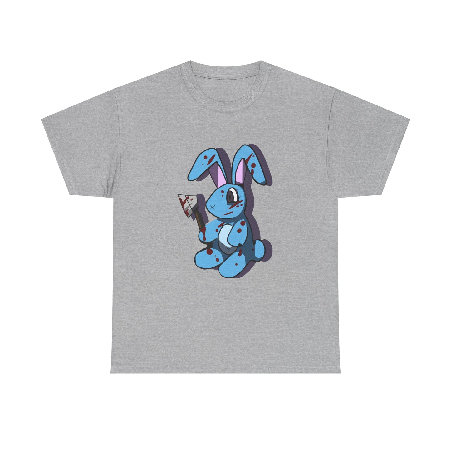 Kawaii Rabbit Zombie Usagi Cute Design Japan  Unisex Heavy Cotton Tee