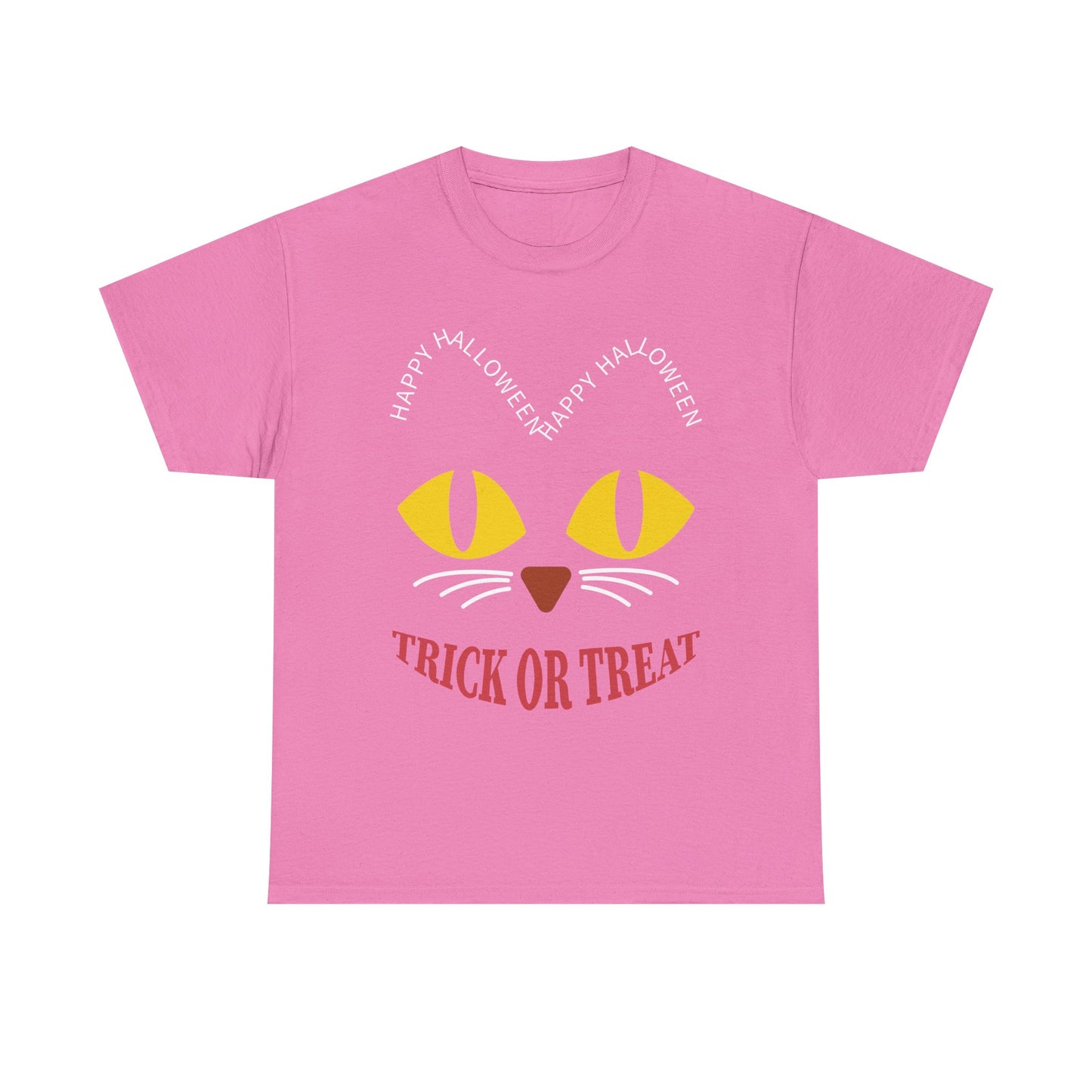 Happy Halloween Trick or Treat Unisex Heavy Cotton Tee