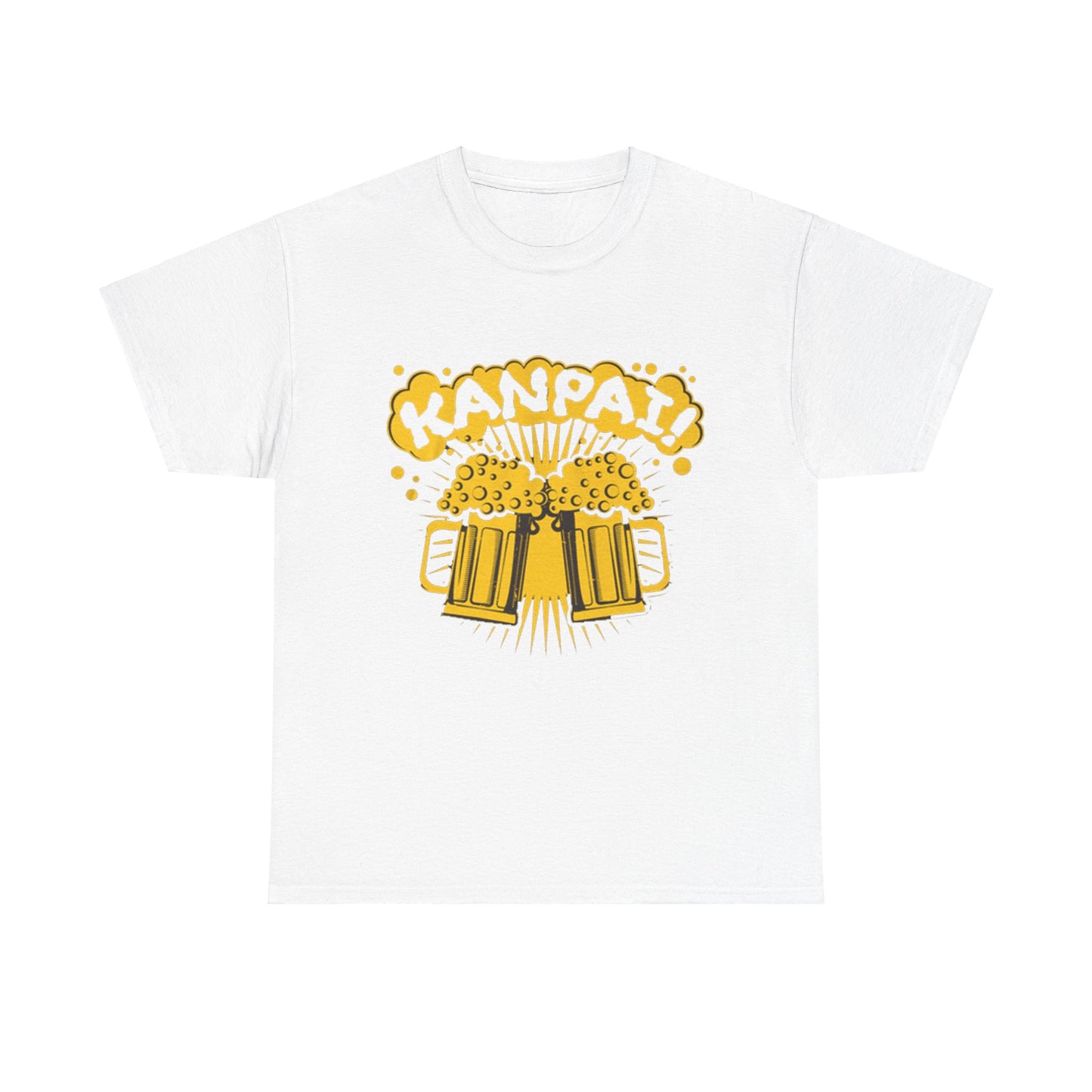 Kanpai Cheers Japan Japanese Humor Unisex Heavy Cotton Tee