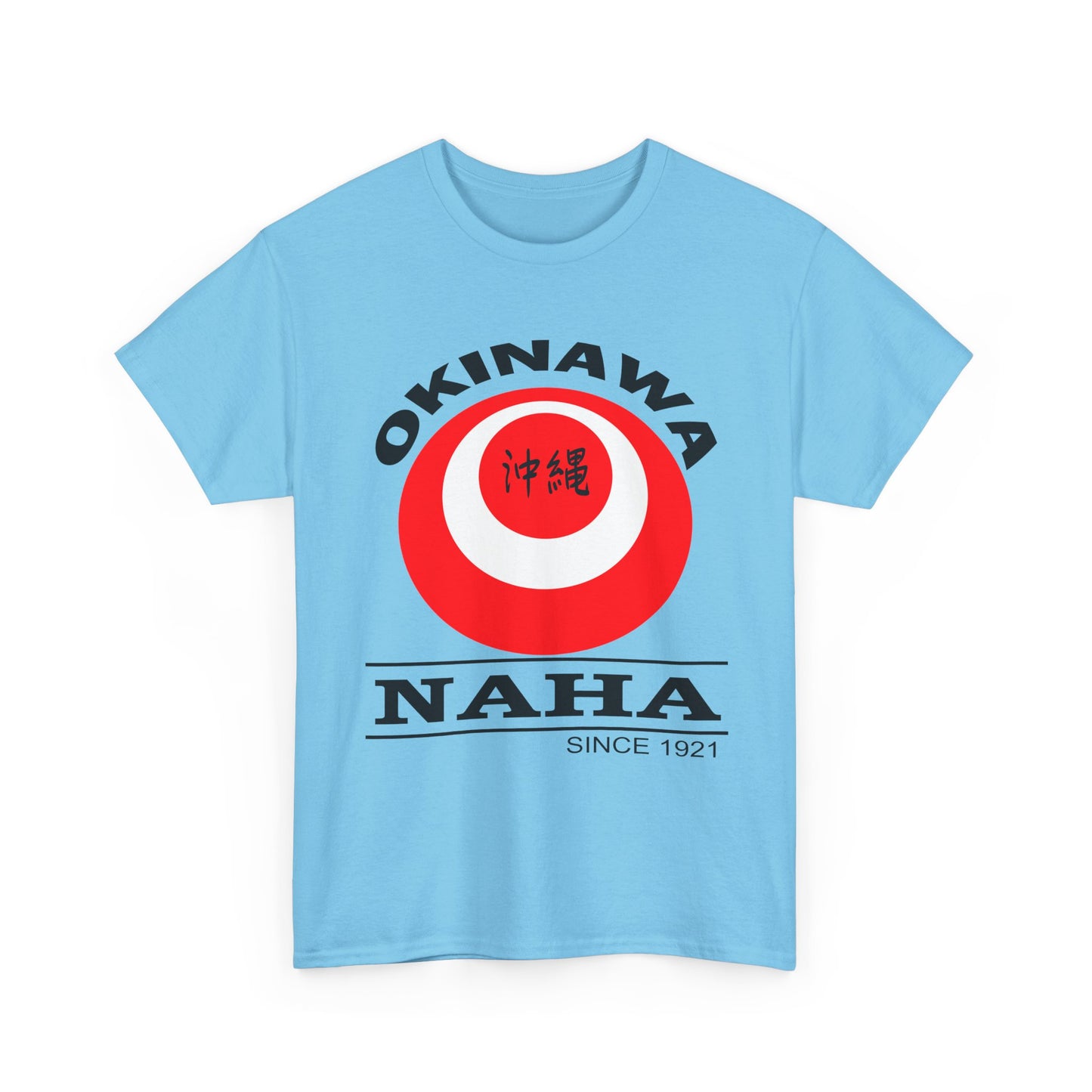 Okinawa Naha T-Shirt | Unisex Heavy Cotton Tee | Casual Wear, Travel Souvenir, Gift for Him/Her, Beach Day, Vintage Style