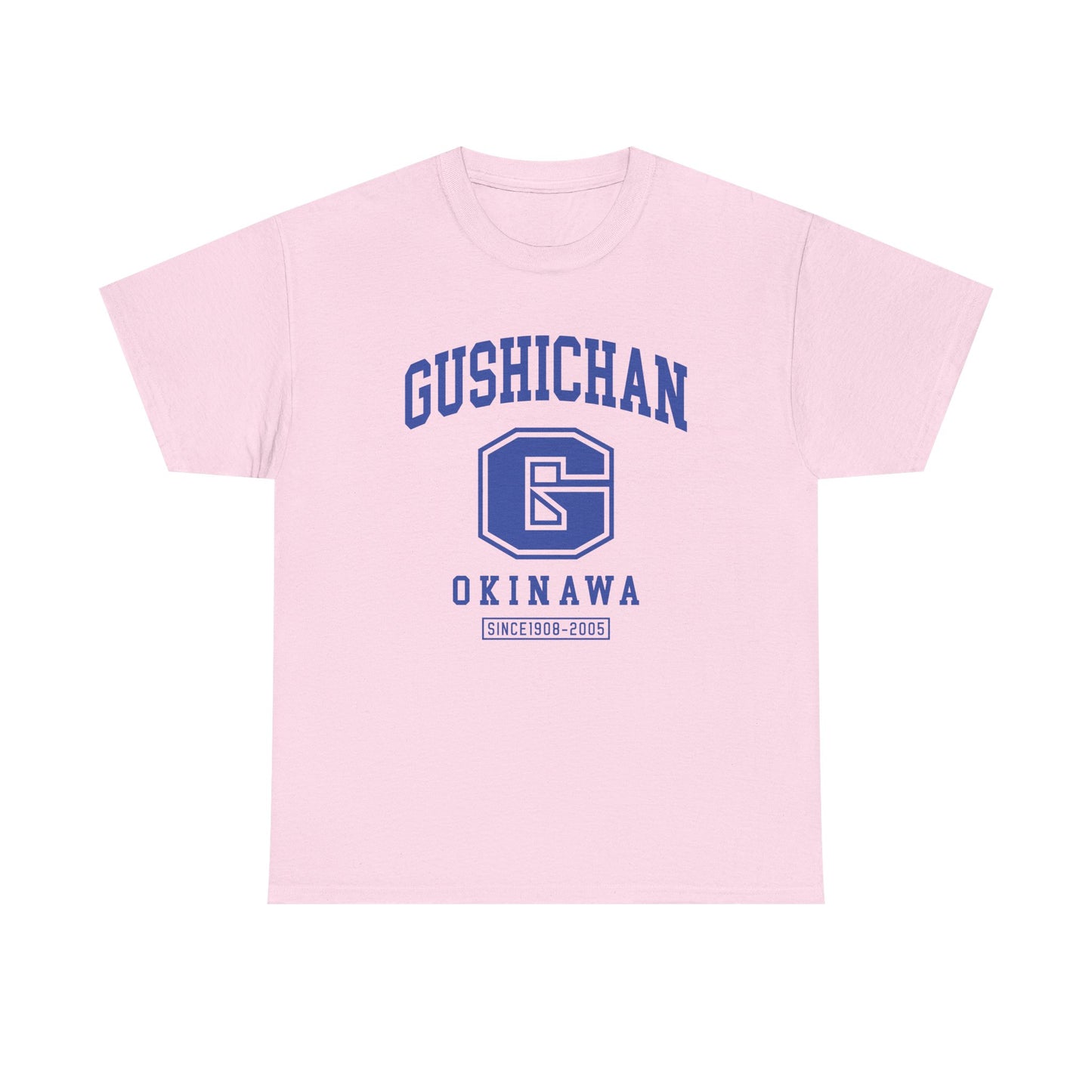 Gushichan Okinawa Unisex Heavy Cotton Tee - Casual Comfort for Everyday Wear