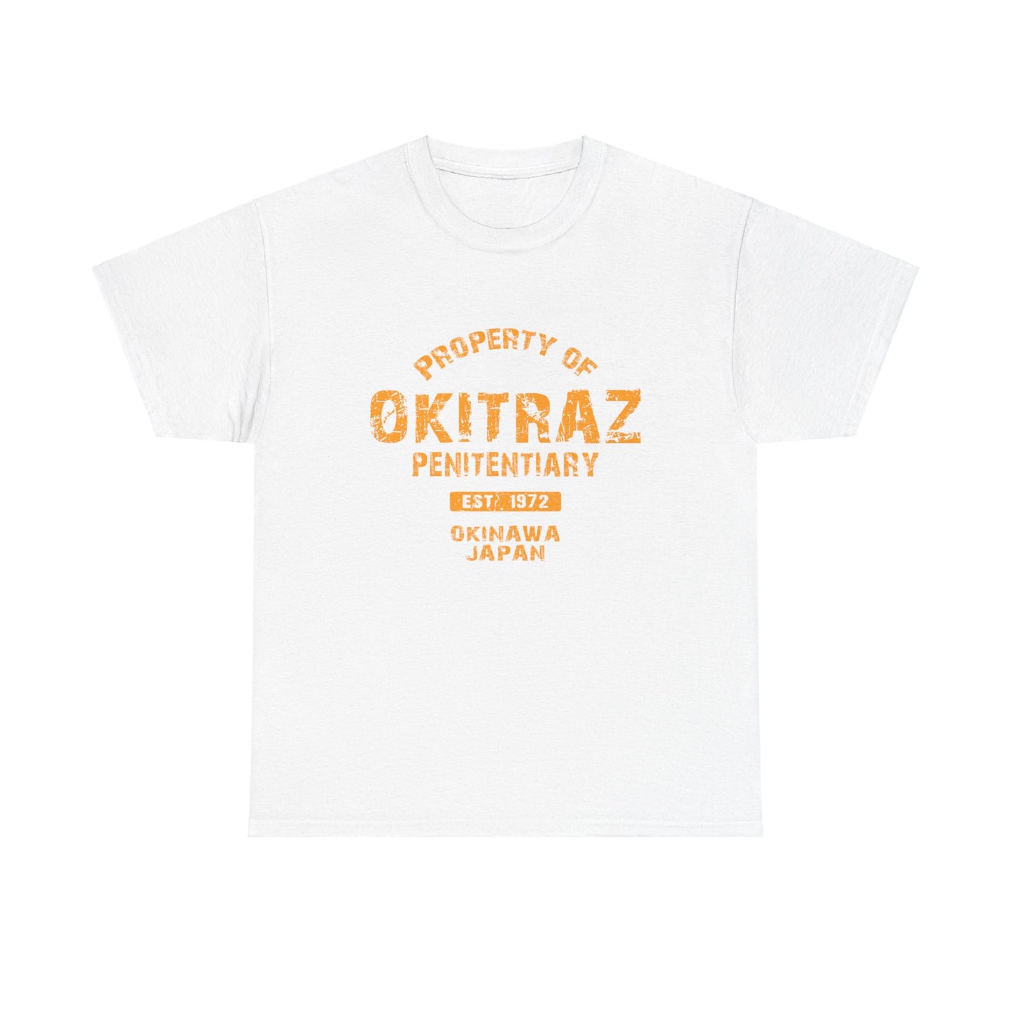 Okitraz Okinawa Japan Ryukyu Island Unisex Heavy Cotton Tee