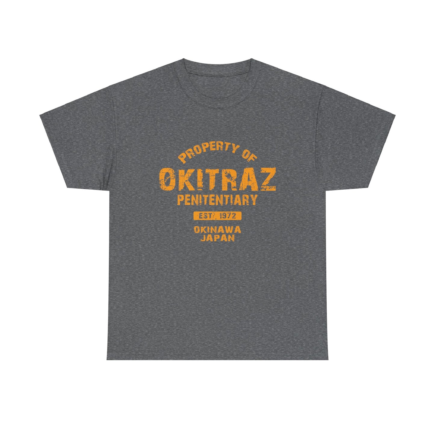 Okitraz Okinawa Japan Ryukyu Island Unisex Heavy Cotton Tee