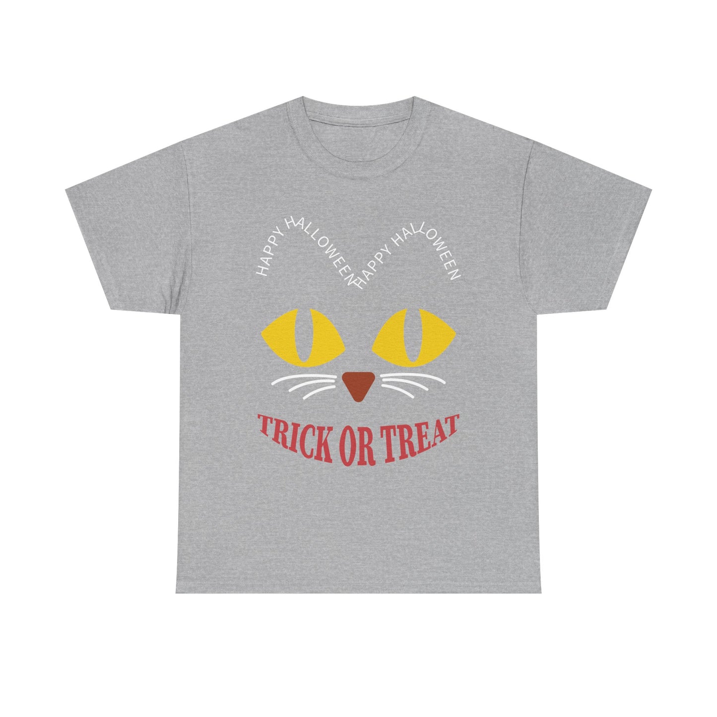 Happy Halloween Trick or Treat Unisex Heavy Cotton Tee