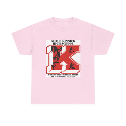 Nile C. Kinnick High School Spirit Shirt Red Devils Gear, Graduation Gift Yokohama Pride Shirt – Military Brat