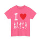 🌺 "I ♡ Chinsuko" - Okinawa's Sweetest Tradition 🌺 Japanese Calligraphy Unisex T-shirt