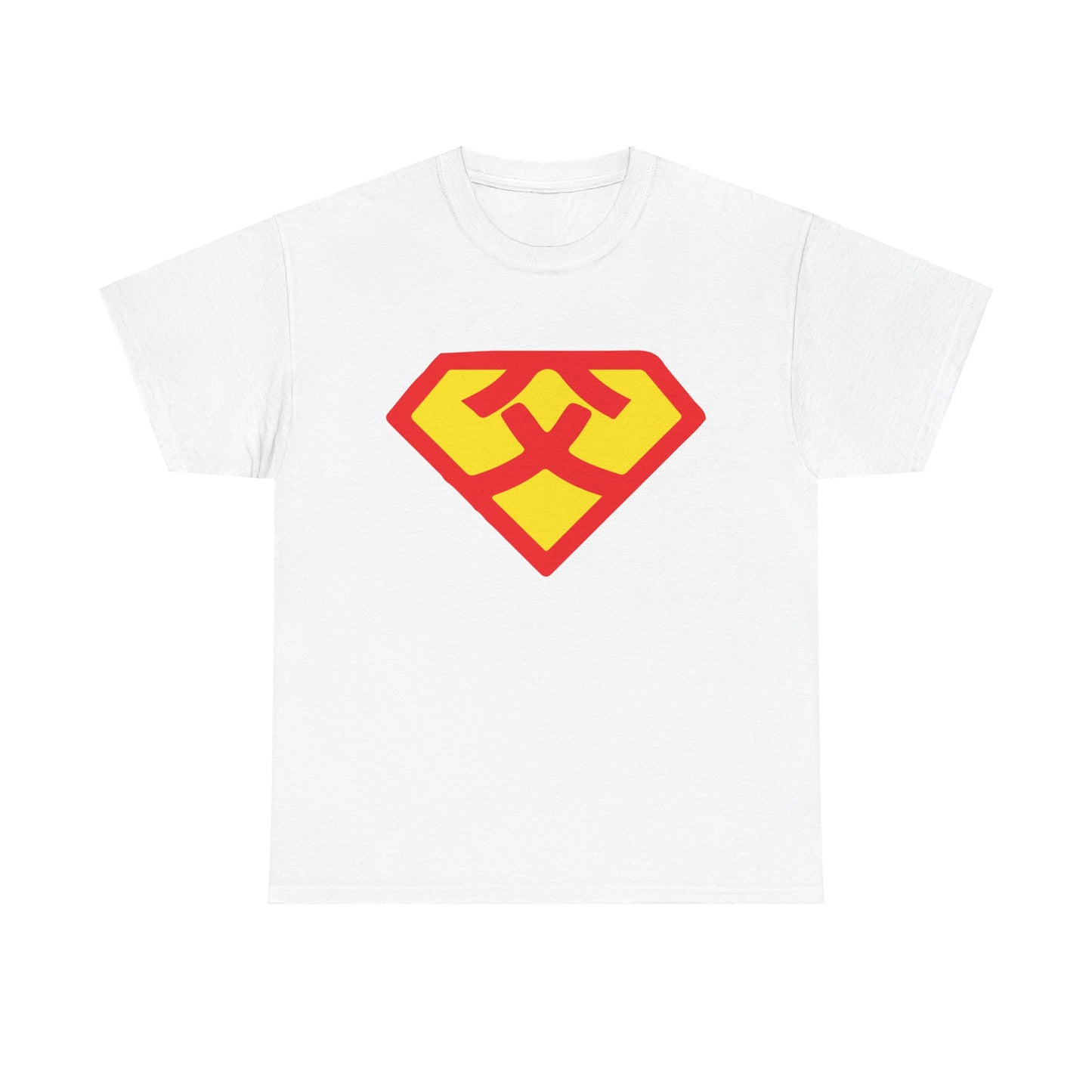 Super Dad Kanji T-Shirt: A Hero's Strength in Every Letter  Unisex Heavy Cotton Tee