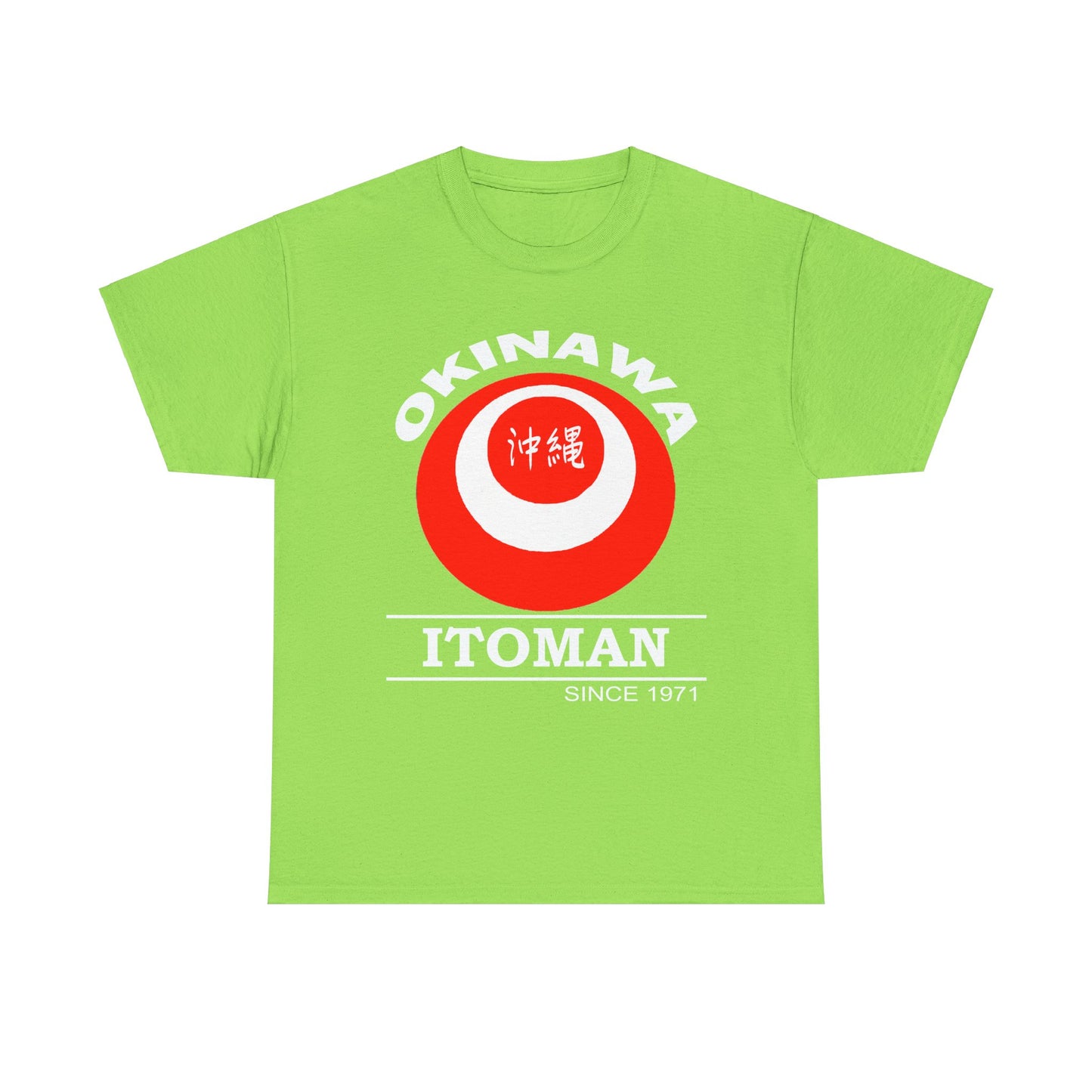 Itoman 糸満市 Itoman shi 沖縄うちなんちゅRyukyu Island Okinawa Unisex Heavy Cotton Tee