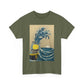 Strong Zero Wave Unisex Heavy Cotton Tee - Perfect for Beach Lovers and Casual Outings