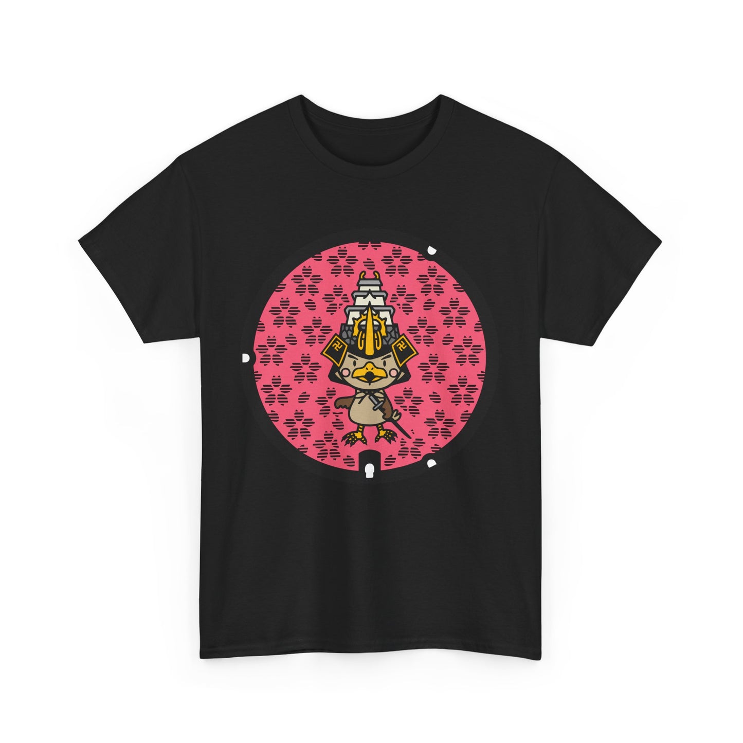 Sakura 🌸 Manhole Madness! 🌸 Aomori Japan  Unisex Heavy Cotton Tee