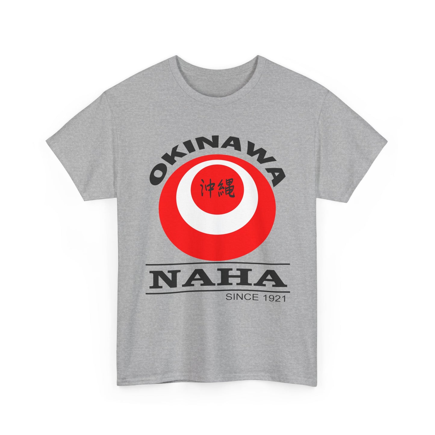 Okinawa Naha T-Shirt | Unisex Heavy Cotton Tee | Casual Wear, Travel Souvenir, Gift for Him/Her, Beach Day, Vintage Style
