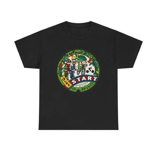 Rep the Ride: Tour of Japan Sagamihara Manhole  Heavy Cotton Tee