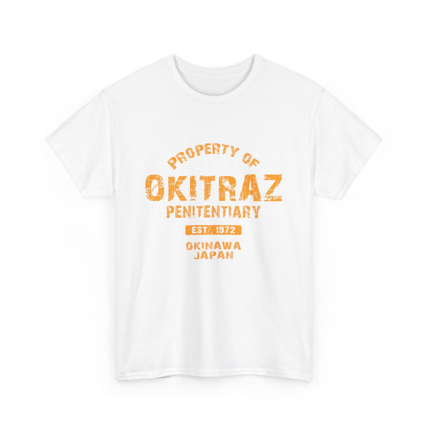 Okitraz Okinawa Japan Ryukyu Island Unisex Heavy Cotton Tee