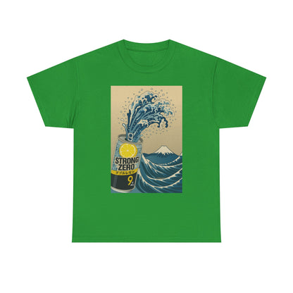 Strong Zero Wave Unisex Heavy Cotton Tee - Perfect for Beach Lovers and Casual Outings